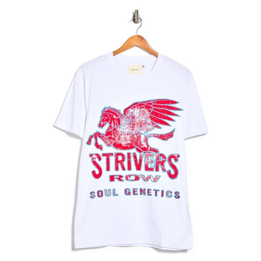 Strivers Row Mens Tee Shirt Size Medium Radiator Embroidered Graphic Logo‎